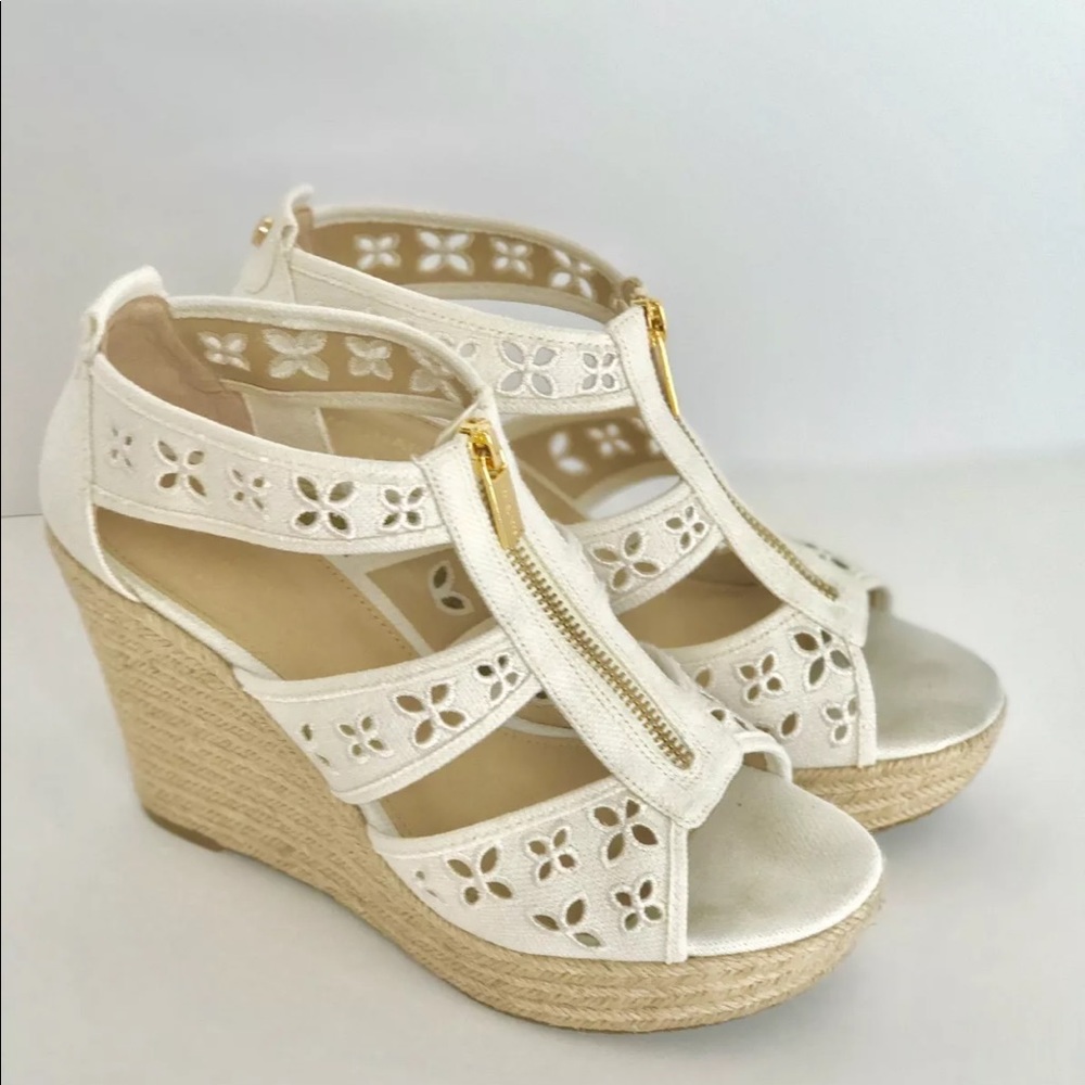 Michael Kors Damita Floral Wedge